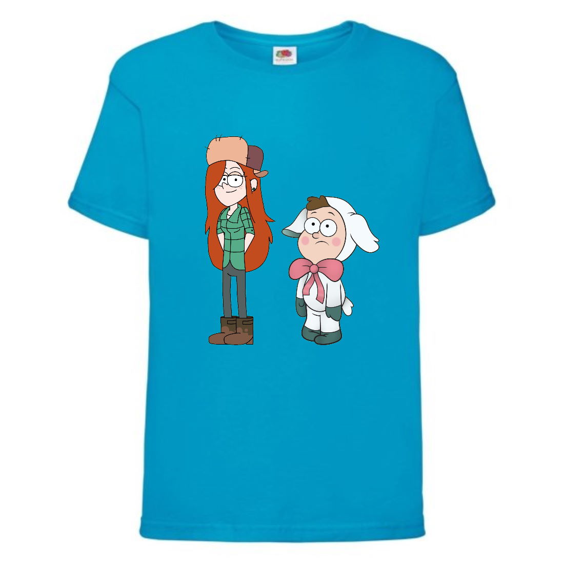 

Футболка детская Гравити Фолз Венди и Диппер 2 (Gravity Falls Vendy and Dipper 2) синяя (GF blu-3) 164 см