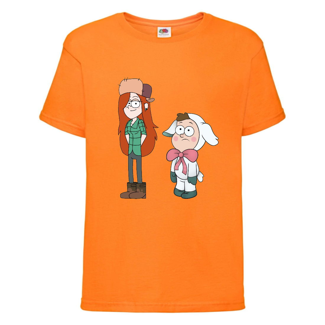 

Футболка детская Гравити Фолз Венди и Диппер 2 (Gravity Falls Vendy and Dipper 2) оранжевая (GF or-3) 116 см