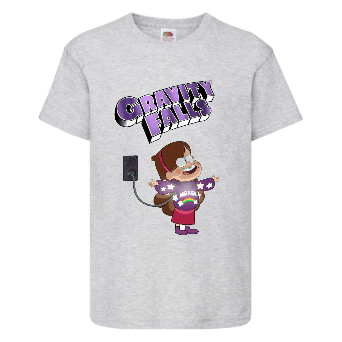 

Футболка детская Гравити Фолз Гирлянда (Gravity Falls) серая (GF gr-4) 116 см