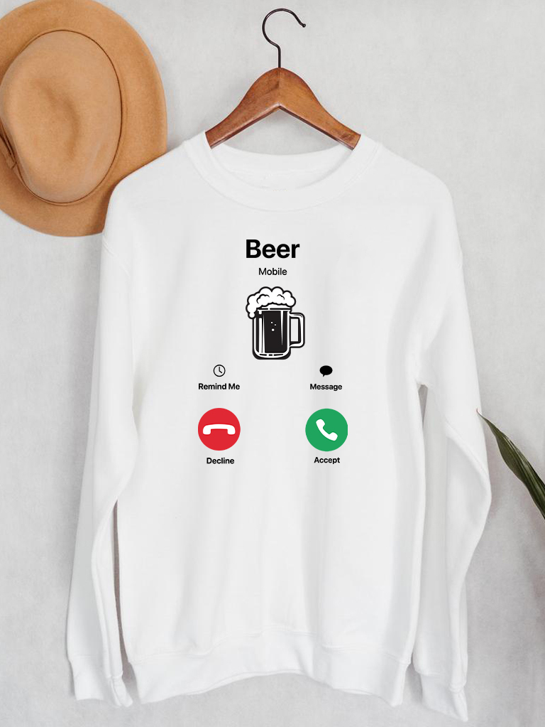 Акція на Світшот Love&Live Beer mobile LL3-02136M.00P-20 3XL Білий від Rozetka