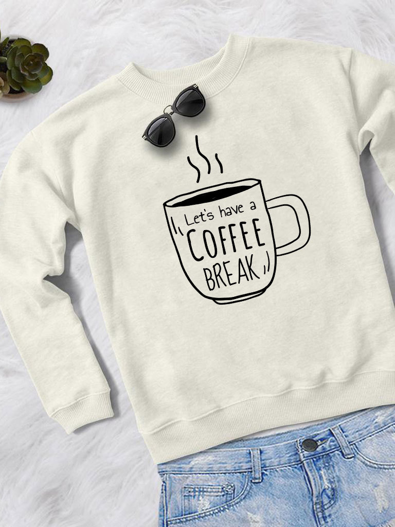 Акція на Світшот Love&Live Let's have a coffee break LL3-02152M.00P-20 XL Білий від Rozetka