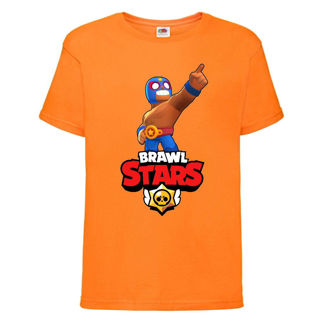 

Футболка детская Бравл Старс Эль Примо (Brawl Stars El Primo) оранжевая (BS ElPr or-2) 164 см