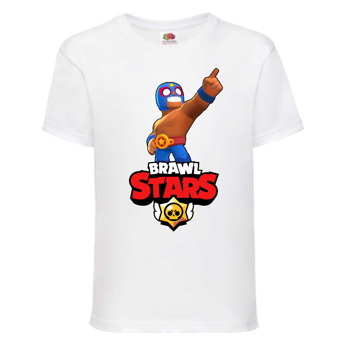 

Футболка детская Бравл Старс Эль Примо (Brawl Stars El Primo) белая (BS ElPr wh-2) 140 см
