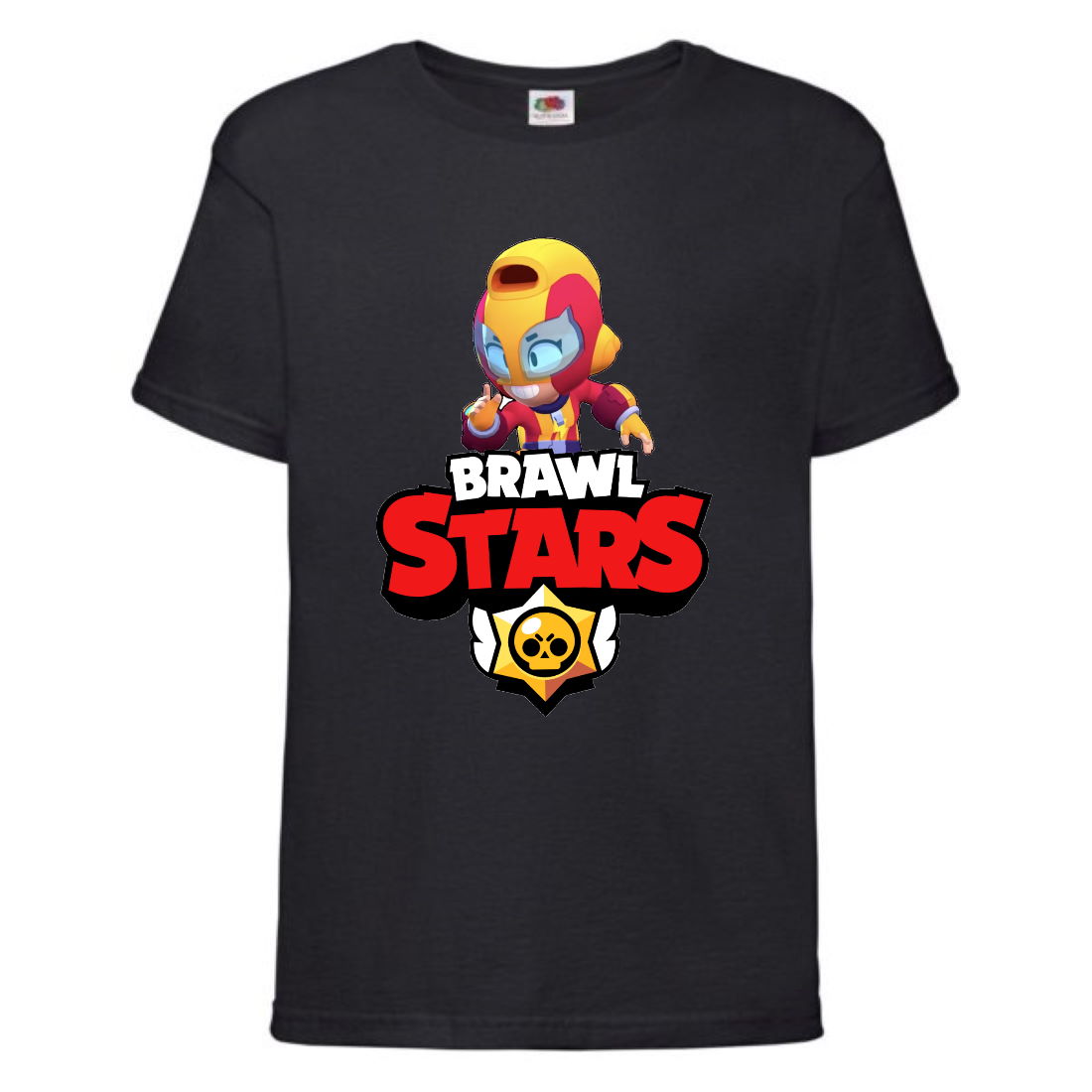 

Футболка детская Бравл Старс Макс (Brawl Stars Maks) черная 128 см