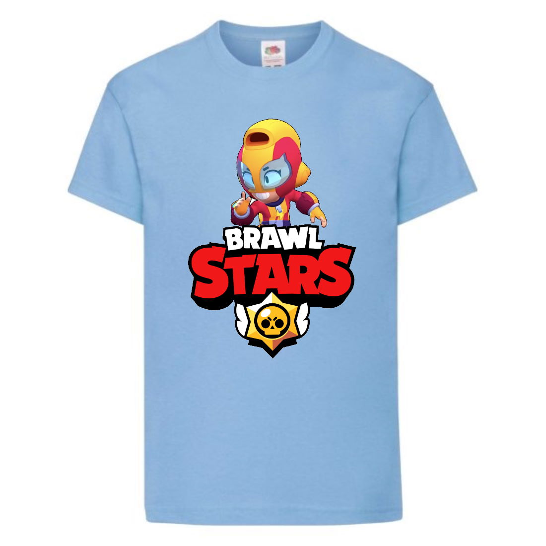 

Футболка детская Бравл Старс Макс (Brawl Stars Maks) светло голубая 164 см