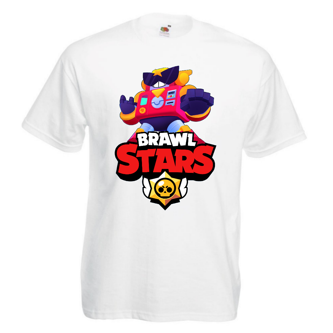

Футболка детская Бравл Старс Вольт (Brawl Stars Surge) белая 116 см
