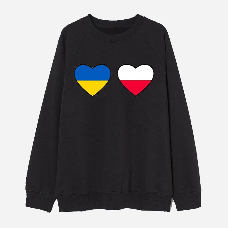 Акція на Світшот Love&Live Ukraina Polska LLP01568 XL Чорний від Rozetka