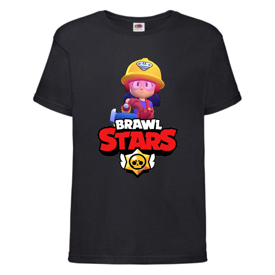 

Футболка детская Бравл Старс Джеки (Brawl Stars Jacky) черная 164 см