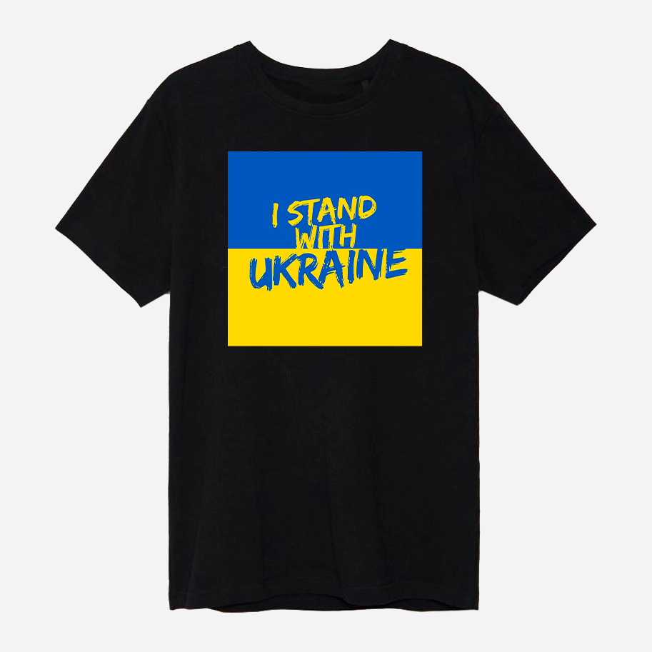 Акція на Футболка жіноча Love&Live I stand with Ukraine-2 LLP01497 L Чорна від Rozetka