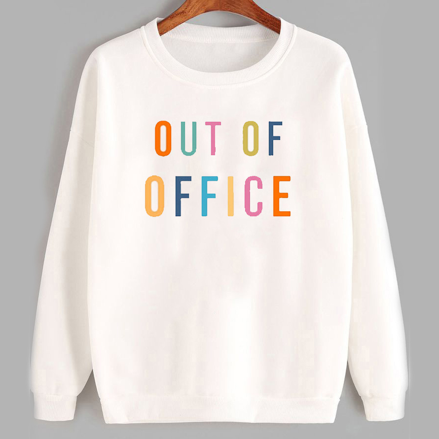 Акція на Світшот Love&Live Out of office LLP02328 2XL Білий від Rozetka