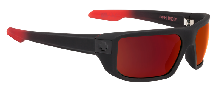 

Очки спортивные Spy Mccoy Soft Matte Black Happy Gray Green/Red Flash