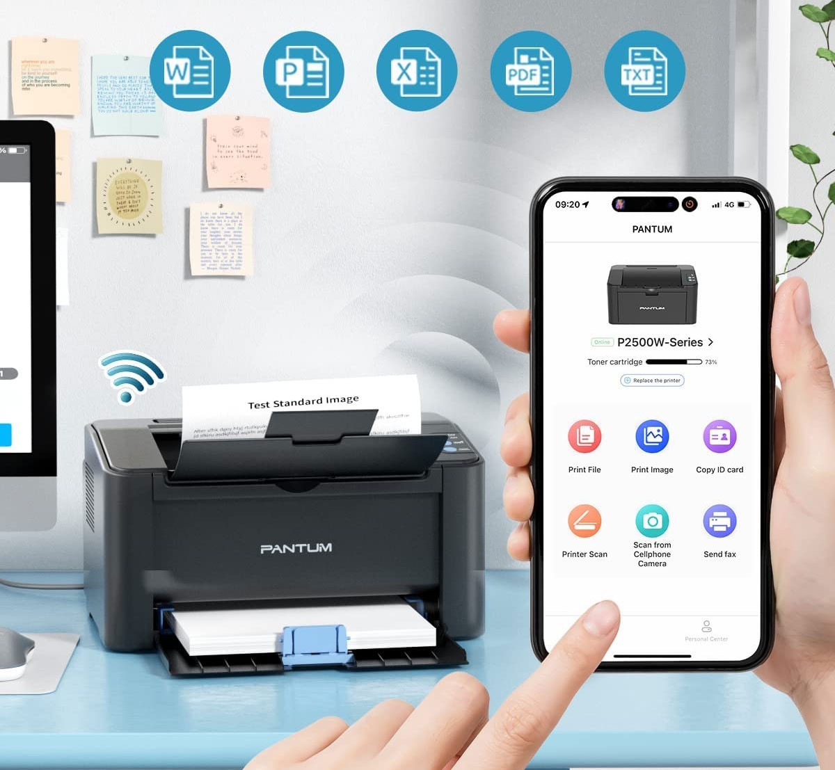 Черно-белый лазерный принтер PANTUM P2502W Wi-Fi, Airprint,  однофункциональный малый 22 стр./мин. Цвет - Черный – фото, отзывы,  характеристики в интернет-магазине ROZETKA от продавца: RID | Купить в  Украине: Киеве, Харькове, Днепре, Одессе,