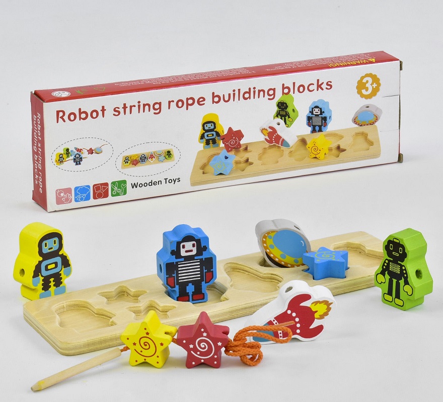 

Деревянная игра Wooden Toy Вкладыш-Шнуровка С 35686 Разноцветная (2-С35686-76312)