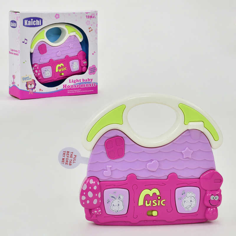 

Музыкальная игрушка Kaichi Домик Розовый (2-999-105G-63992)