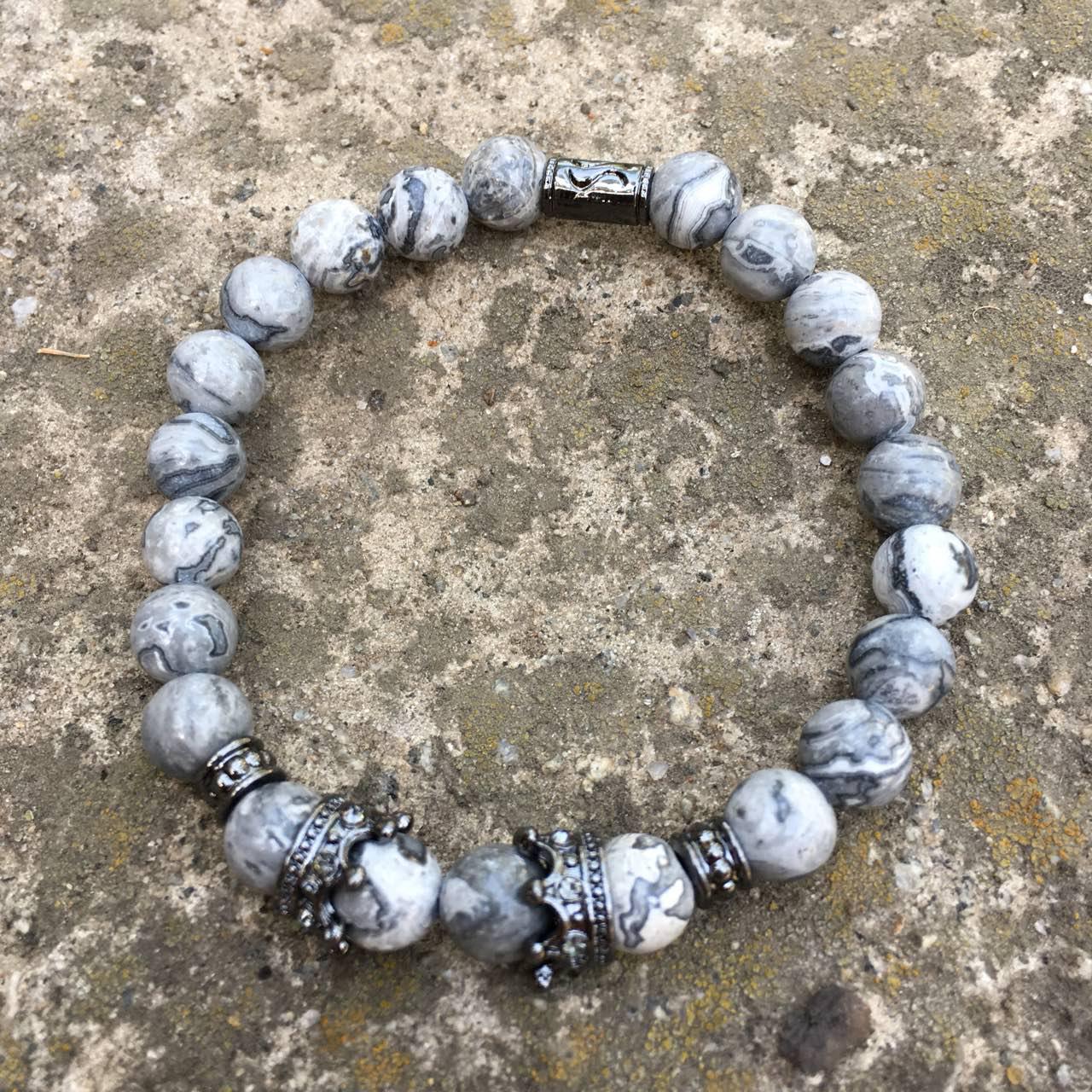 

Браслет Blackjewelry13 "Серая корона"