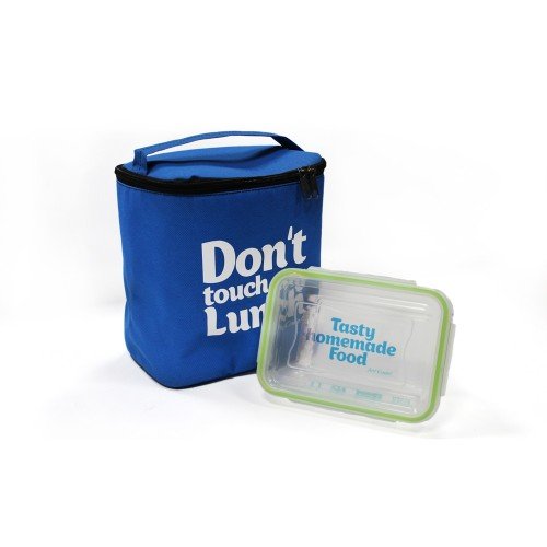 

Ланч-бэг Just cover "Don't touch my lunch" синий maxi 195 х 185 х 120 мм