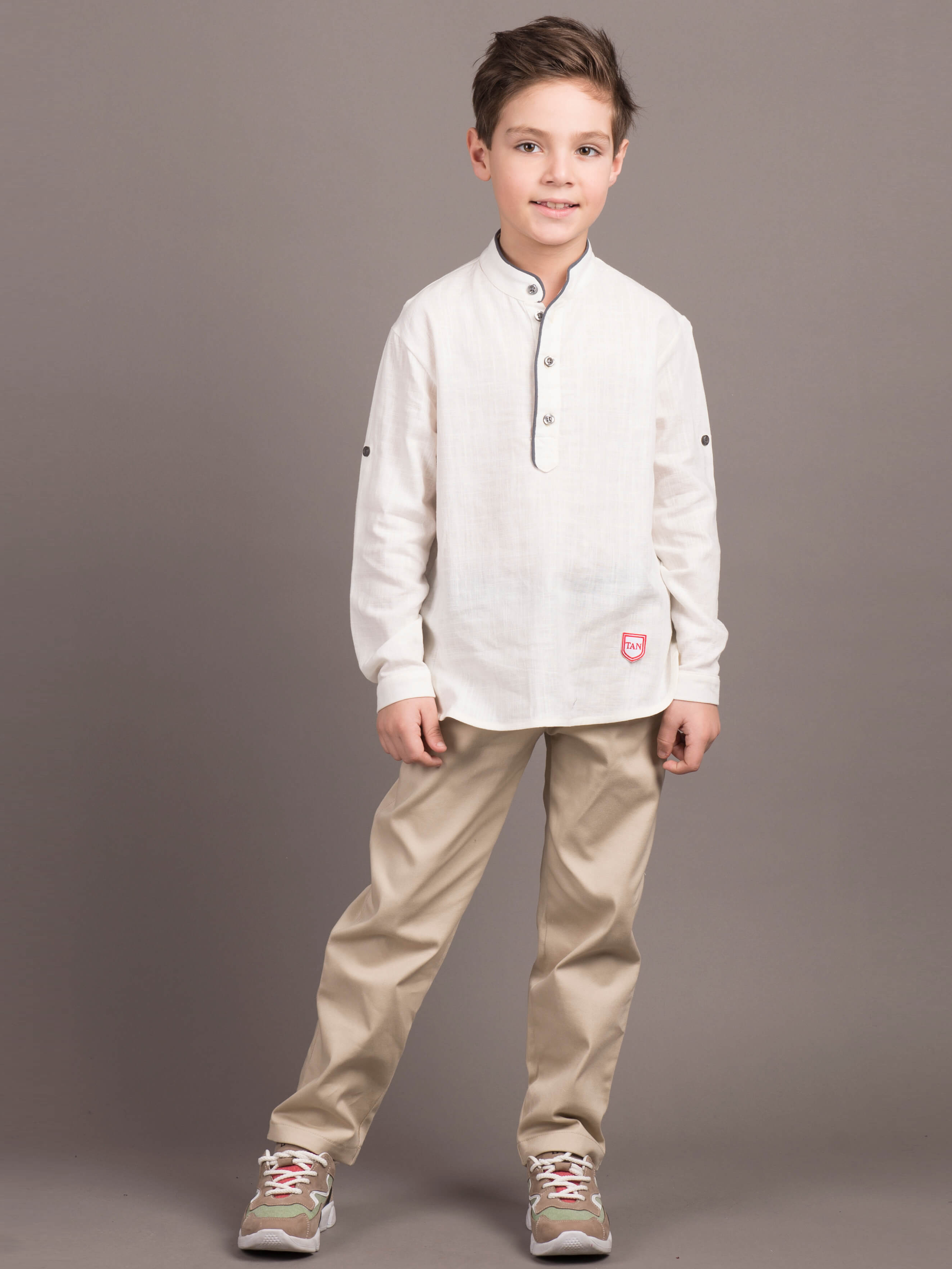 

Рубашка ANDRE TAN Kids K20105P 104 см Белая