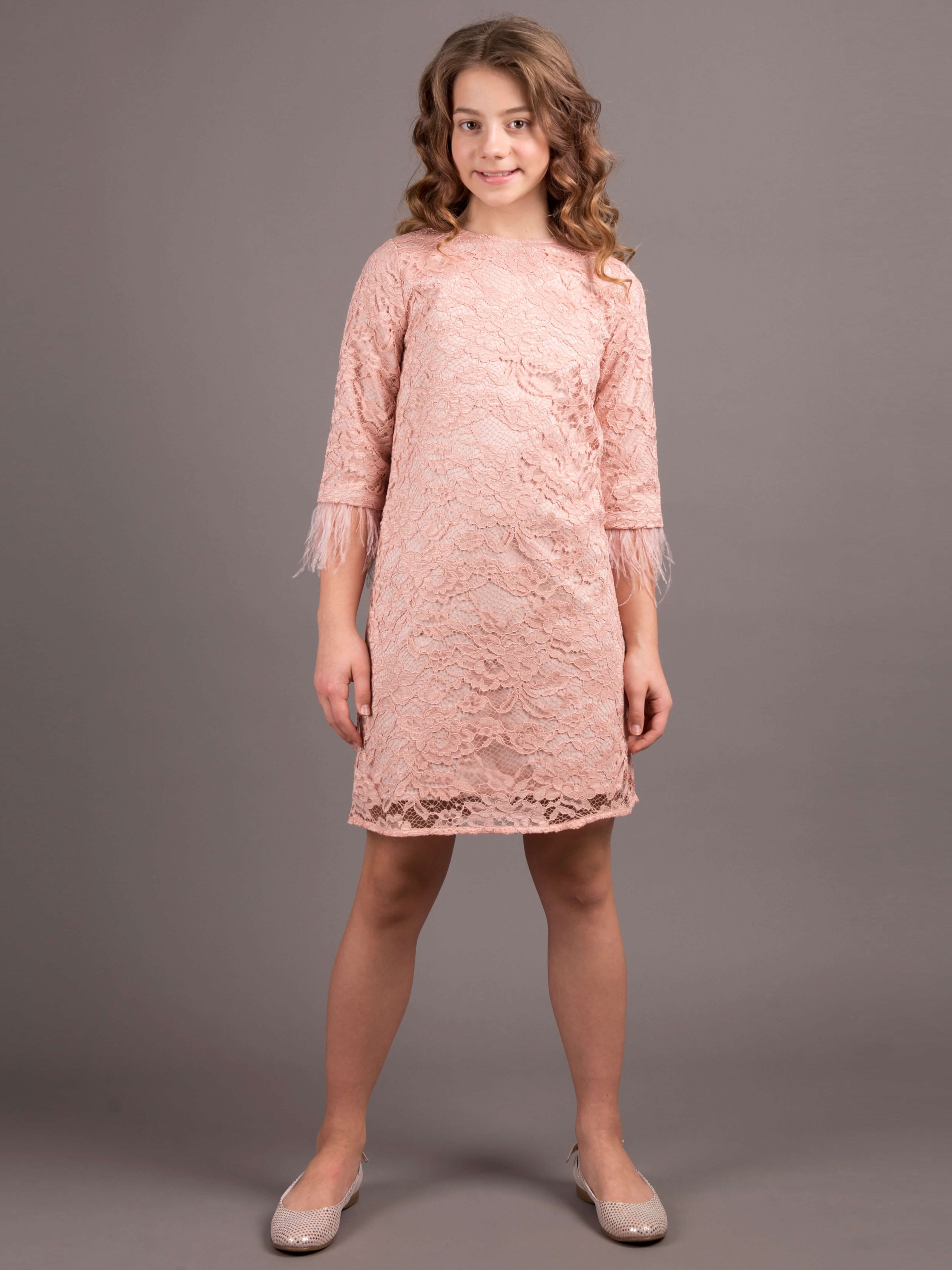

Платье ANDRE TAN Kids K30072P 134-140 см Пудра