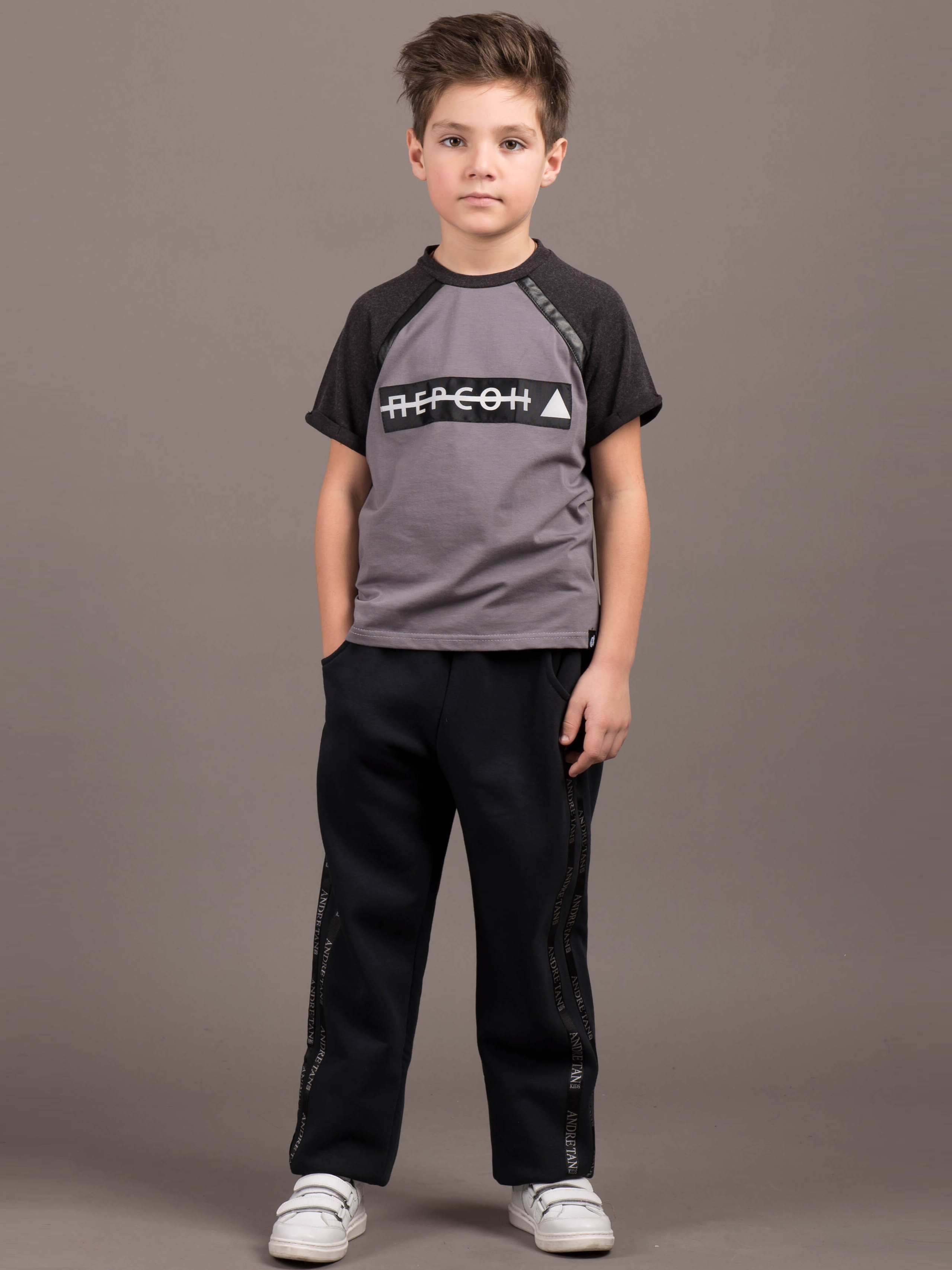 

Брюки ANDRE TAN Kids K30087P 146 см Графит