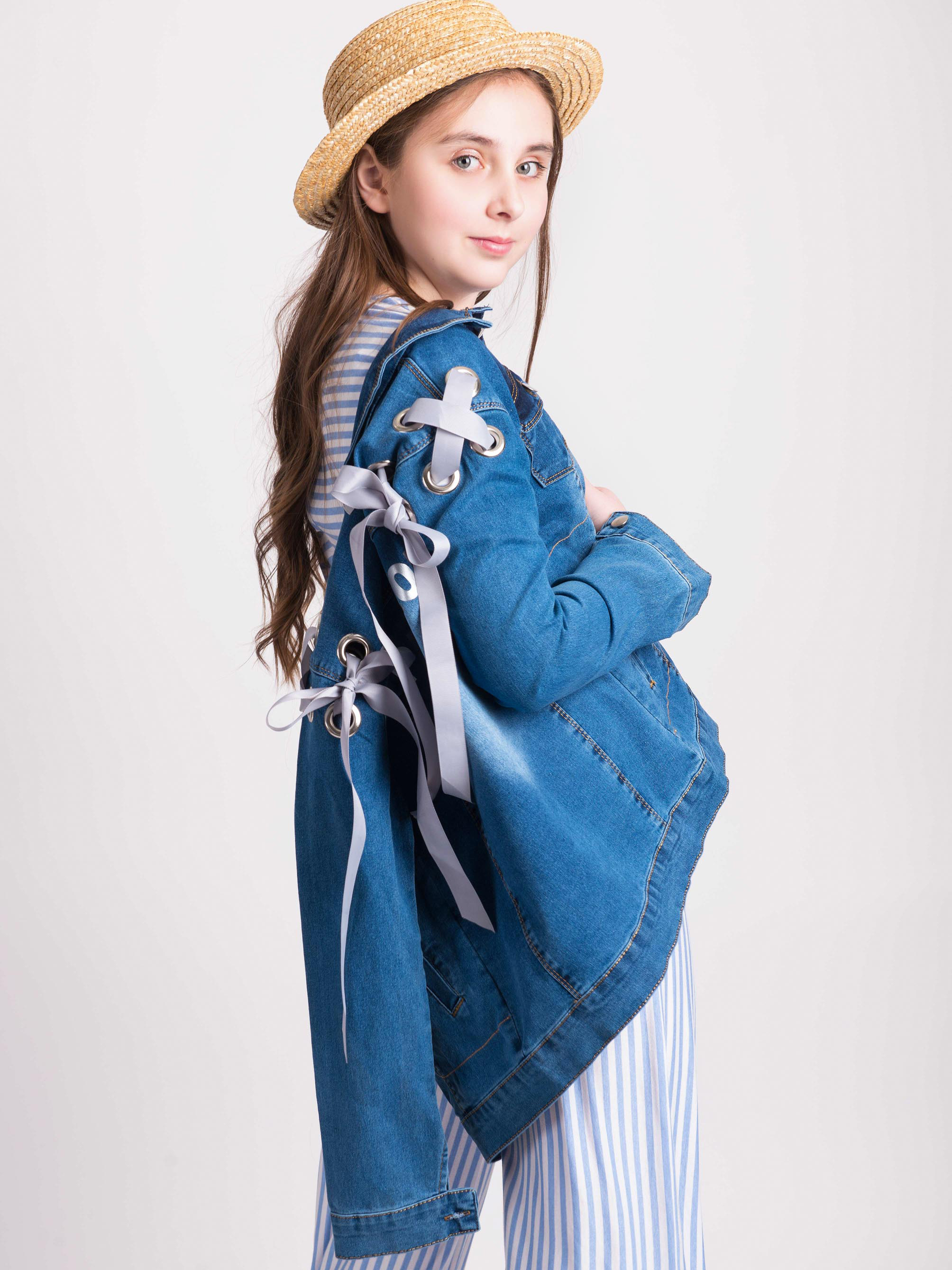 

Джинсовая куртка ANDRE TAN Kids K40021P 134-140 см Синяя