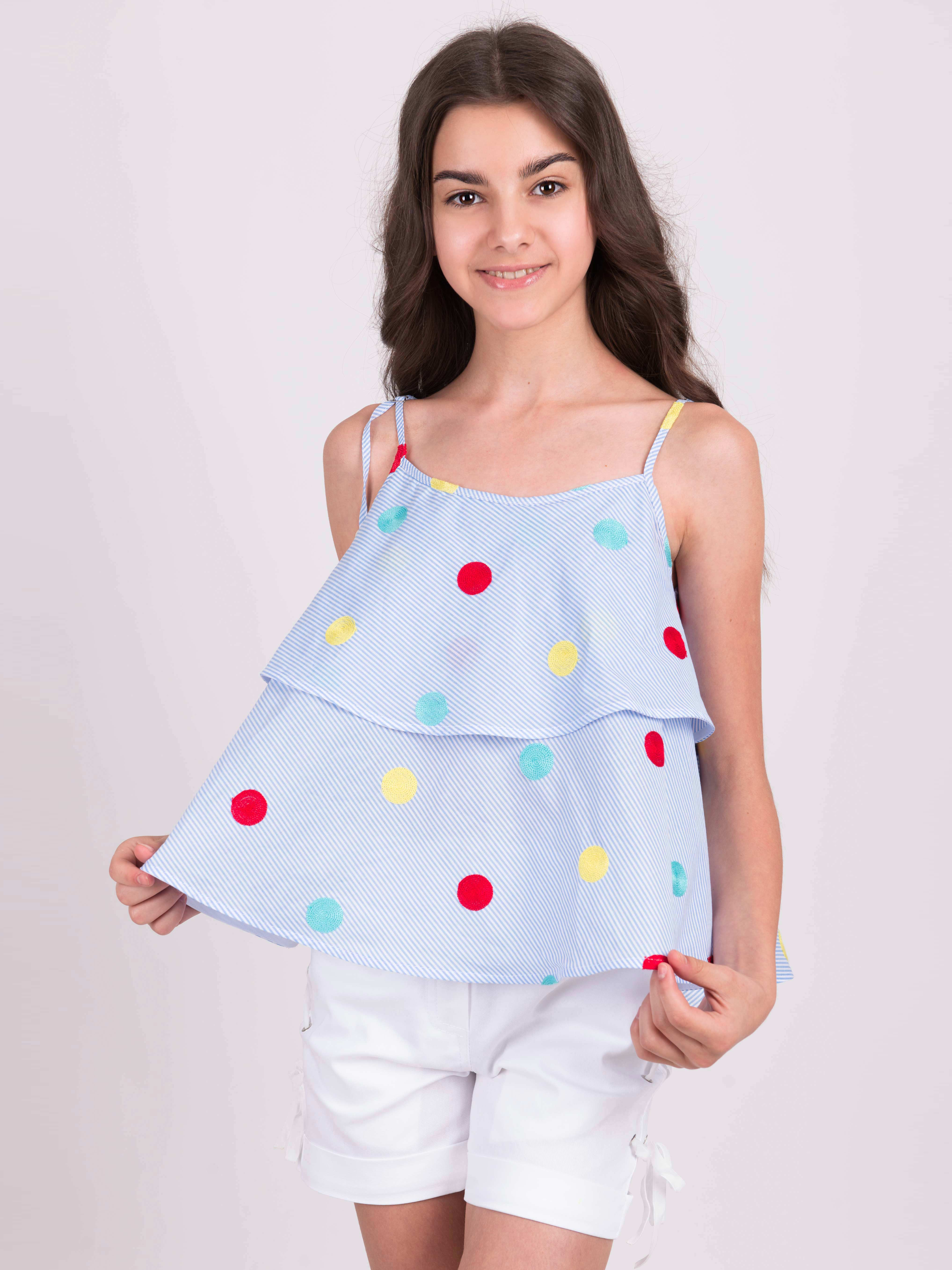

Топ ANDRE TAN Kids K40059 128-134 см Голубой