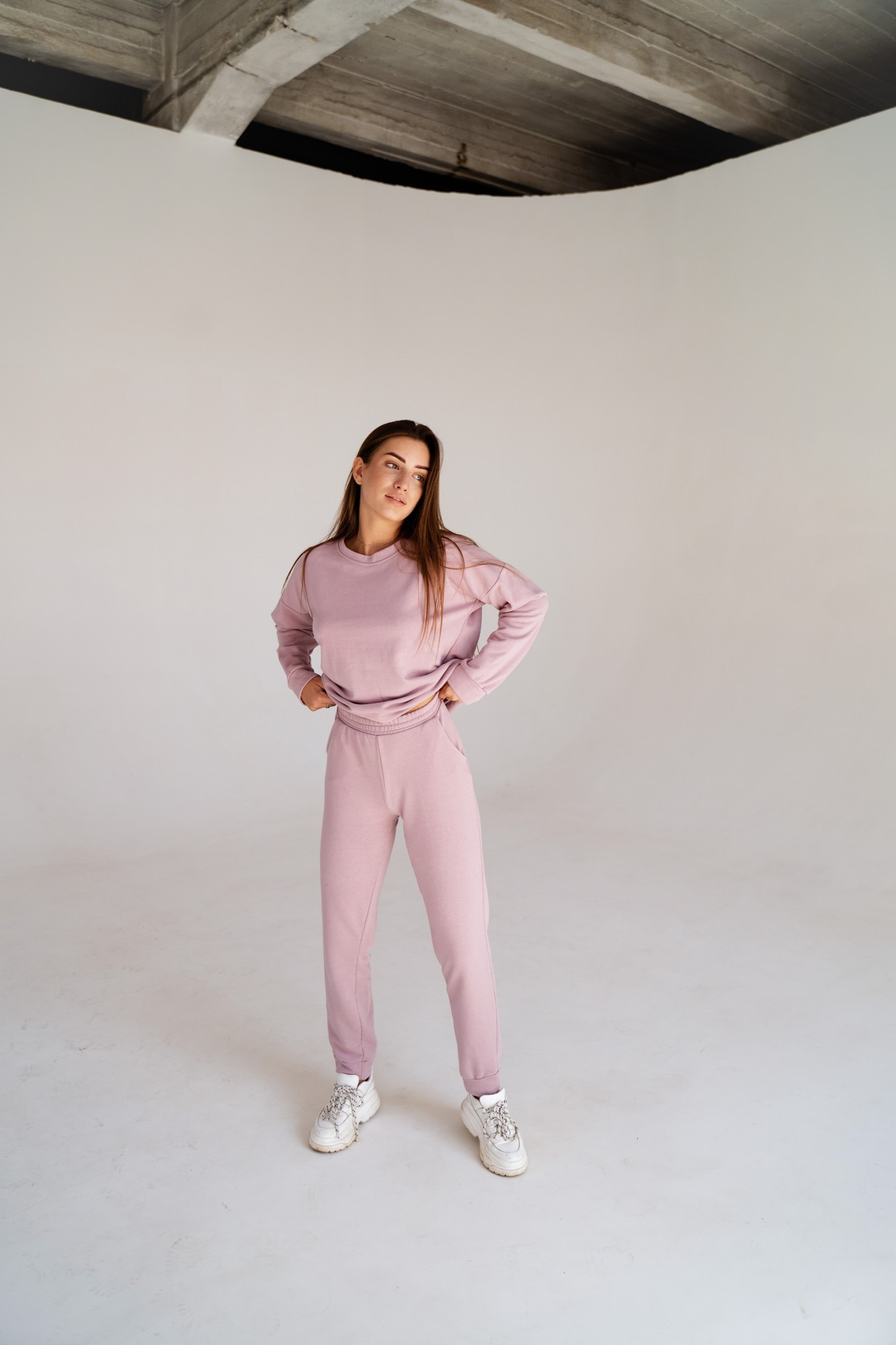 

Костюм спортивный MON VOL One Size XS-M пудра 0526
