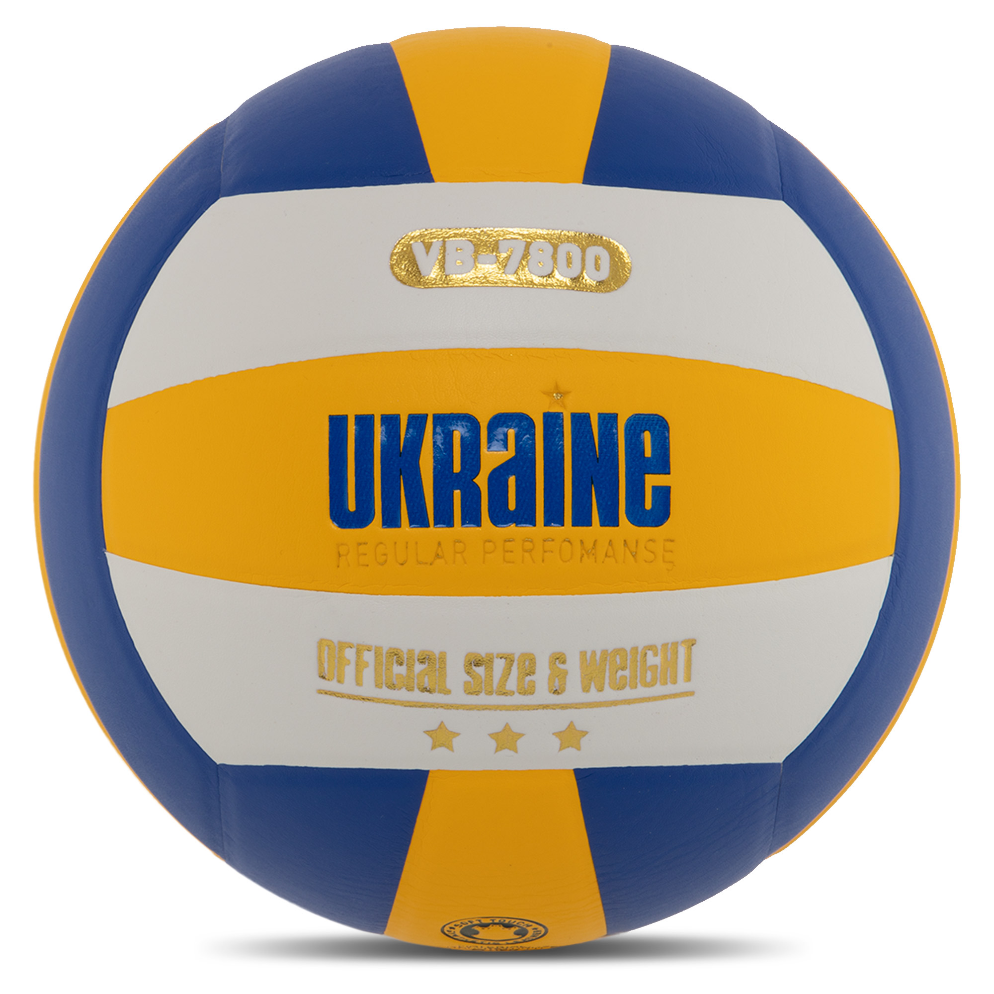 Мяч волейбольный клееный мяч для волейбола UKRAINE PU №5 VB-7800 ...
