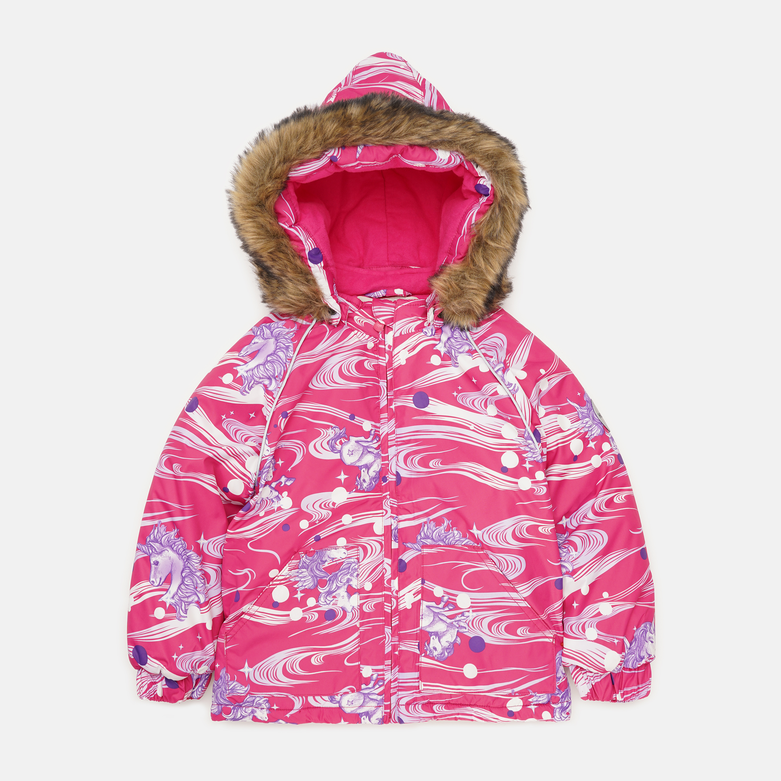 Акция на Дитяча зимова куртка для дівчинки Huppa Virgo 17210030-71163 98 см от Rozetka