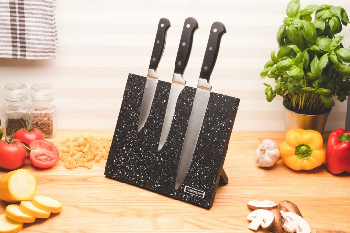 Магнитная подставка для ножей 24x11.8x21.8 см Edenberg EB-968 – низкие ...