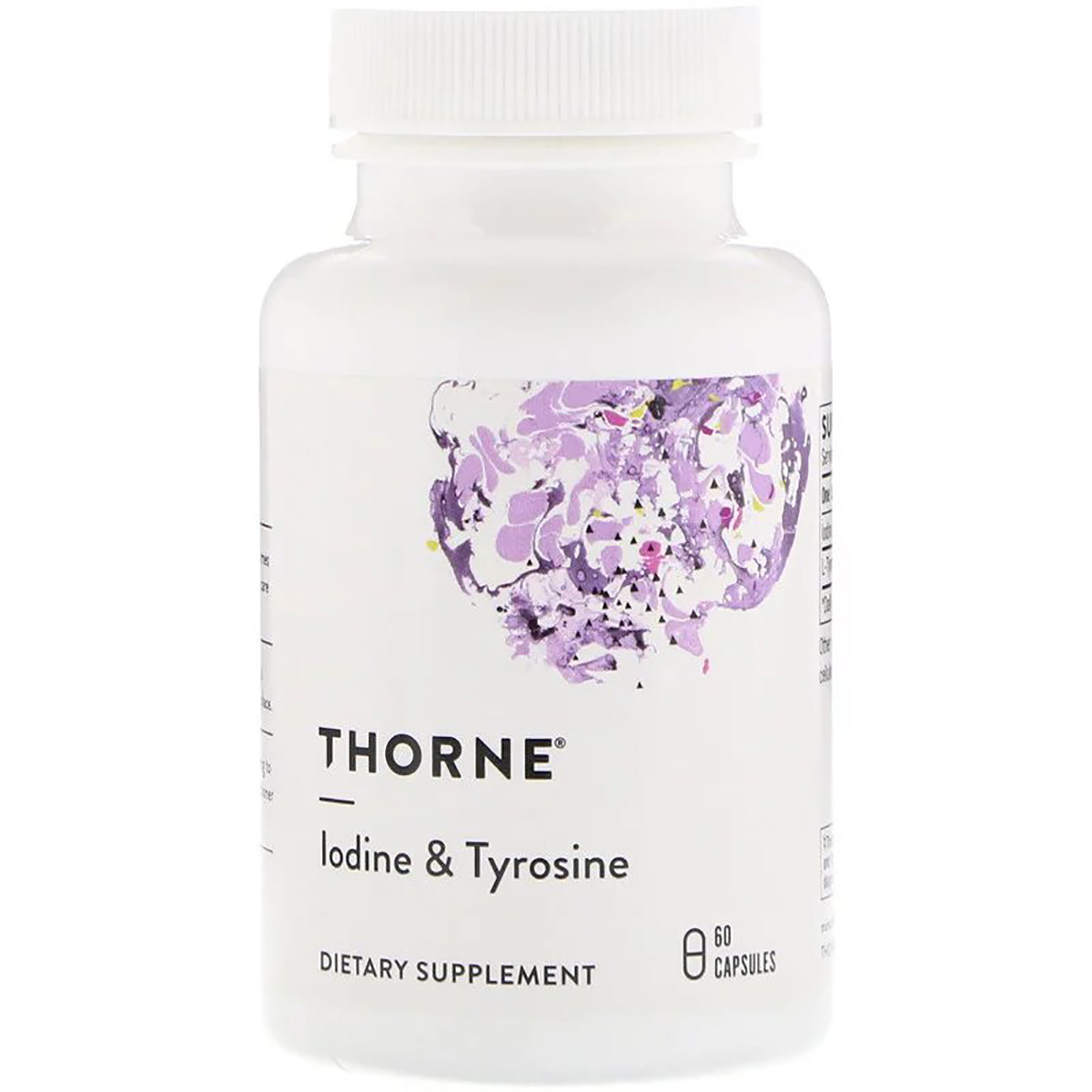 

Природные добавки Thorne Research Питание Щитовидной Железы Йод и Тирозин Iodine & Tyrosine 60 капсул