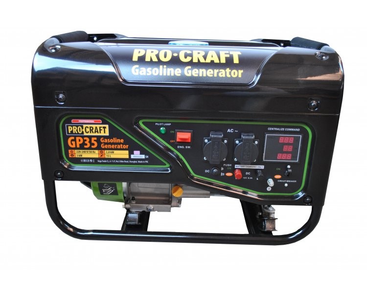 Генератор бензиновий Procraft GP35 2.8/3 кВт мідна обмотка ...