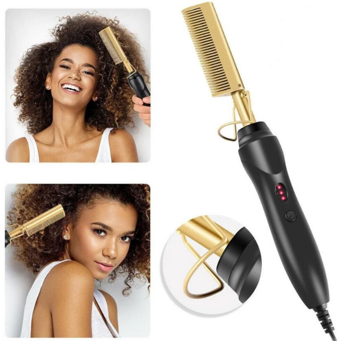 Електричний Гребінецьвипрямляч для волосся High Heat Brush фото