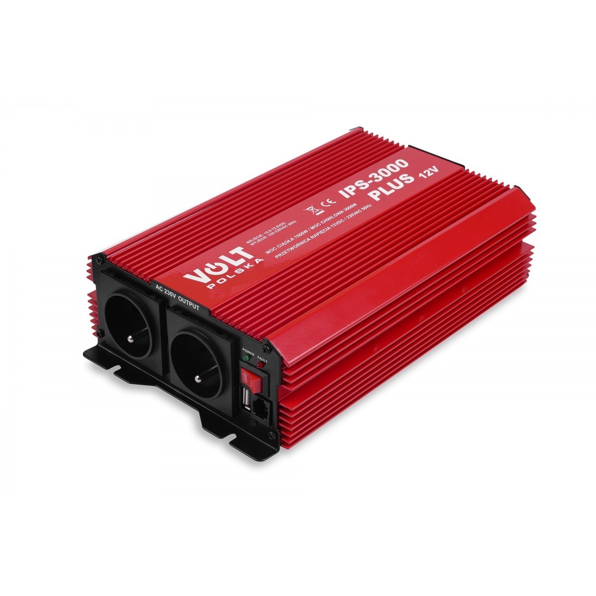 Преобразователь Инвертор Volt Polska IPS 3000 PLUS 12В 1500/3000 Вт ...