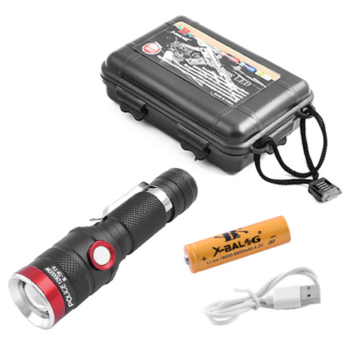 

Фонарь Police 736-T6 (Cree T6, ЗУ microUSB)