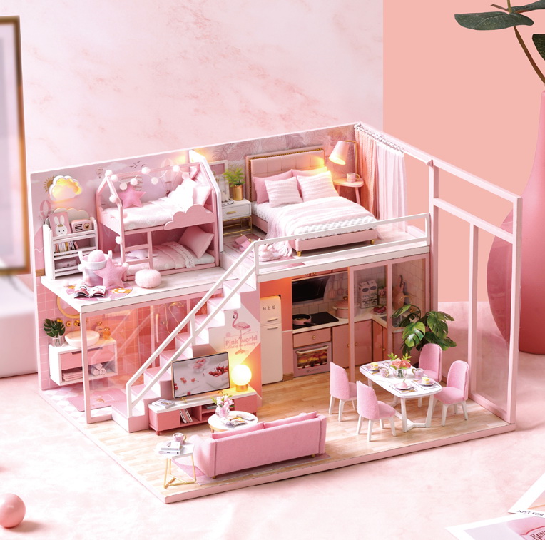 

Румбокс 3D конструктор миниатюрный дом для самостоятельной сборки Meeting Your Sweet (30132)