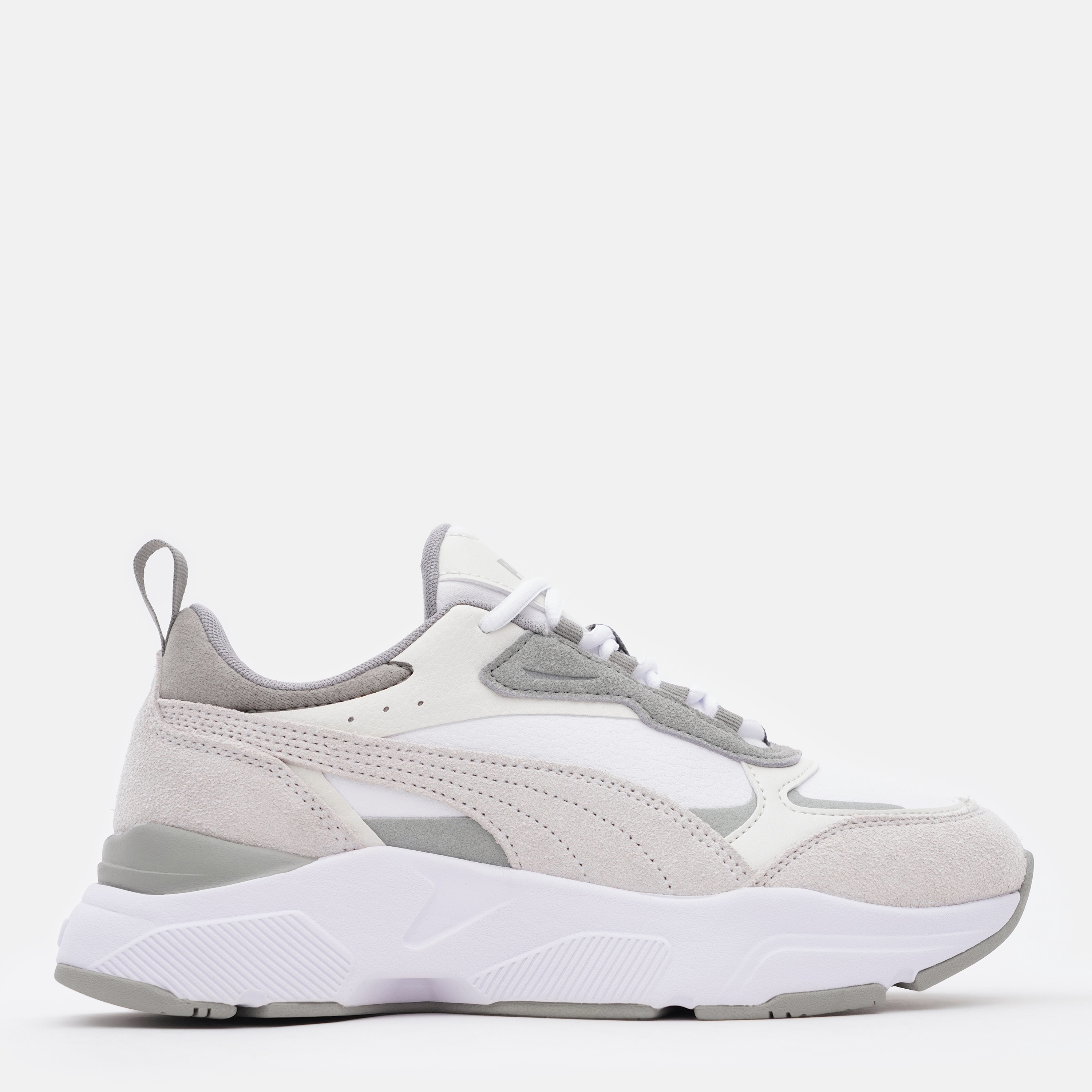 Акція на Жіночі кросівки Puma Cassia Mix 39195902 40 (6.5UK) 25.5 см Puma White-Vapor Gray-Flat Light Gray від Rozetka