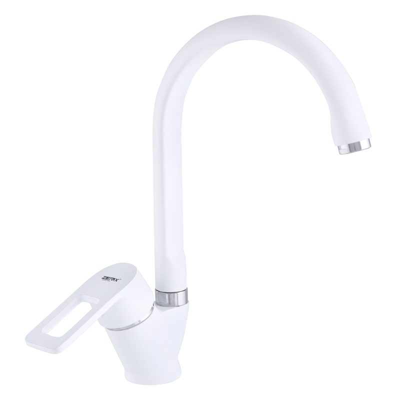 

Смеситель для кухни ZERIX Z5130-7 белый