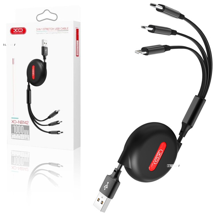USB кабель для зарядки телефона смартфона планшета (USB Type C+MicroUSB ...