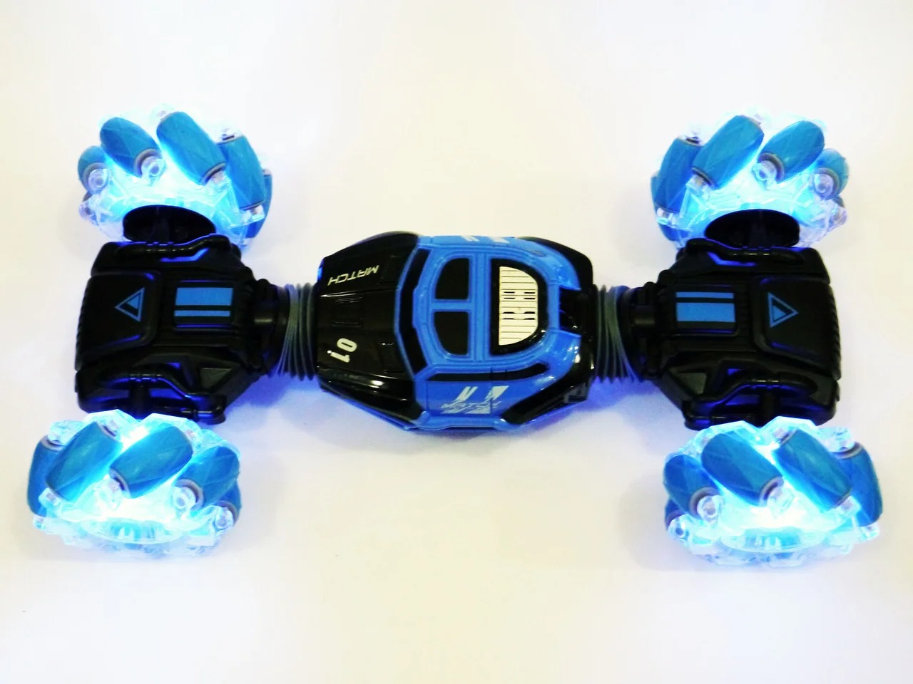 

Машинка перевертыш вездеход с подсветкой 4WD Skidding (UD2196A) blue