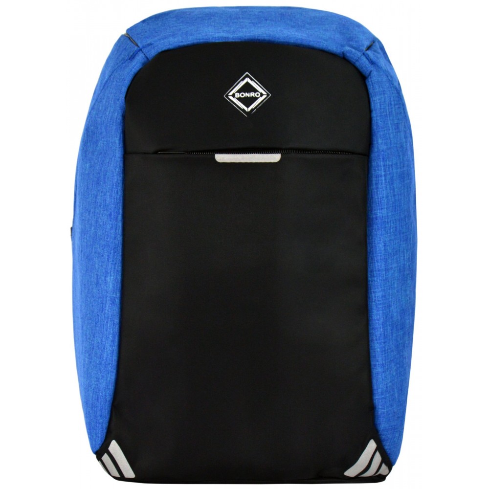 

Рюкзак антизлодій Bonro (432S) PLUS з USB 20 л блакинтий городской рюкзак