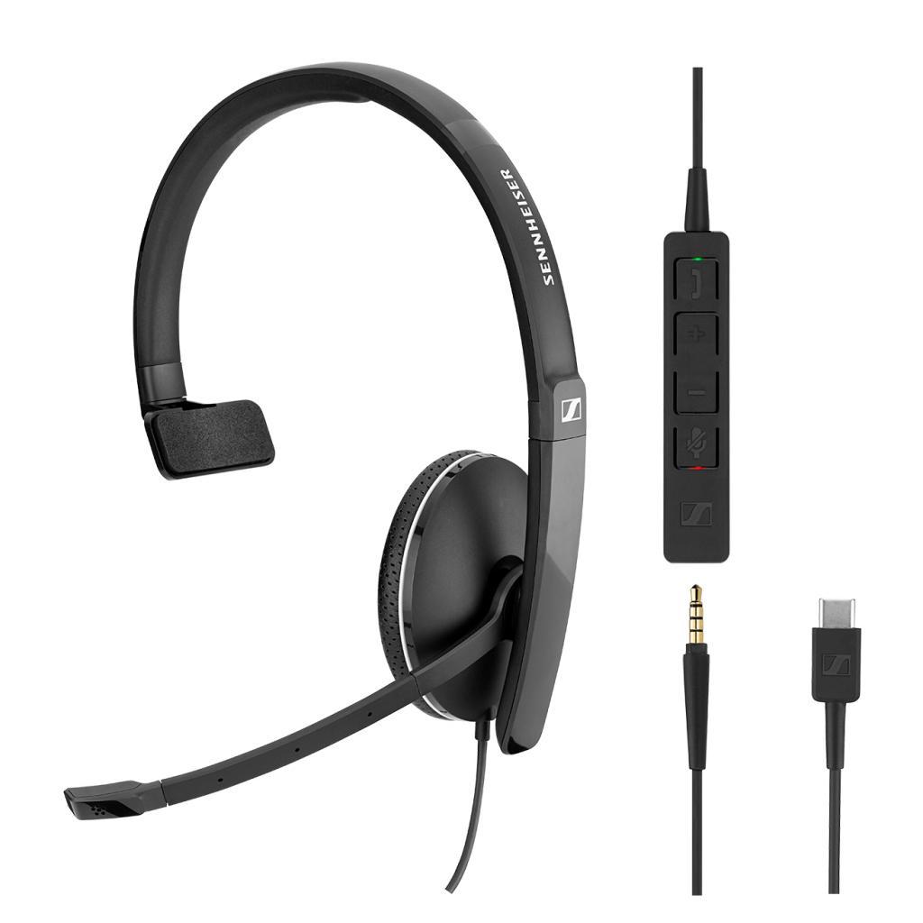 

Наушники Sennheiser SC 135 USB-C / 3.5mm Mono (508355)