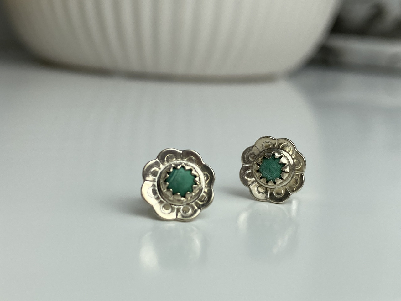 

Серебряные серьги с Малахитом Sky Jewelry 7654