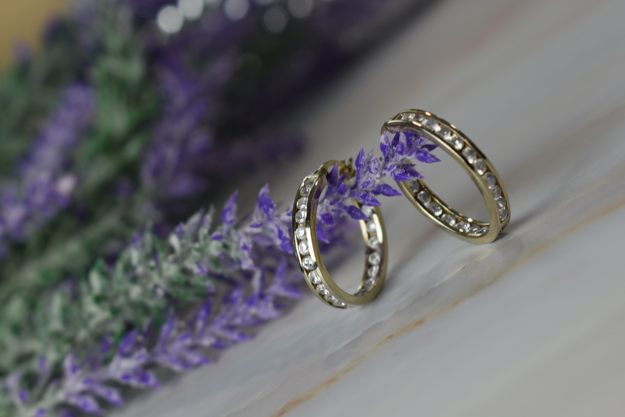

Серебряные серьги в позолоте с Фианитами Sky Jewelry 54323