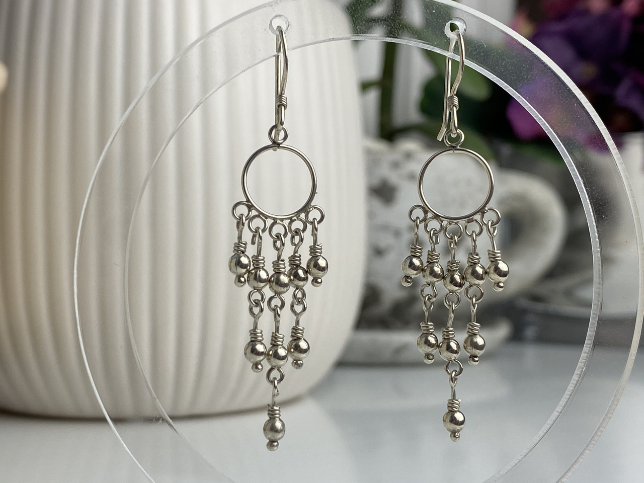 

Серебряные Серьги Эксклюзив Sky Jewelry 322