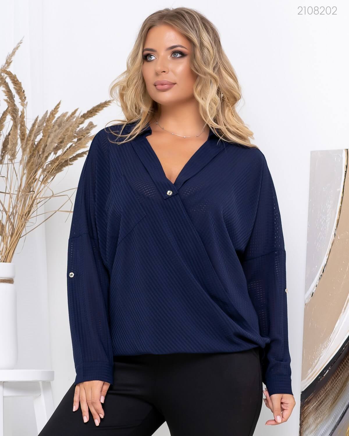

Блузка PEONY Анталия - 1 48-50 синий