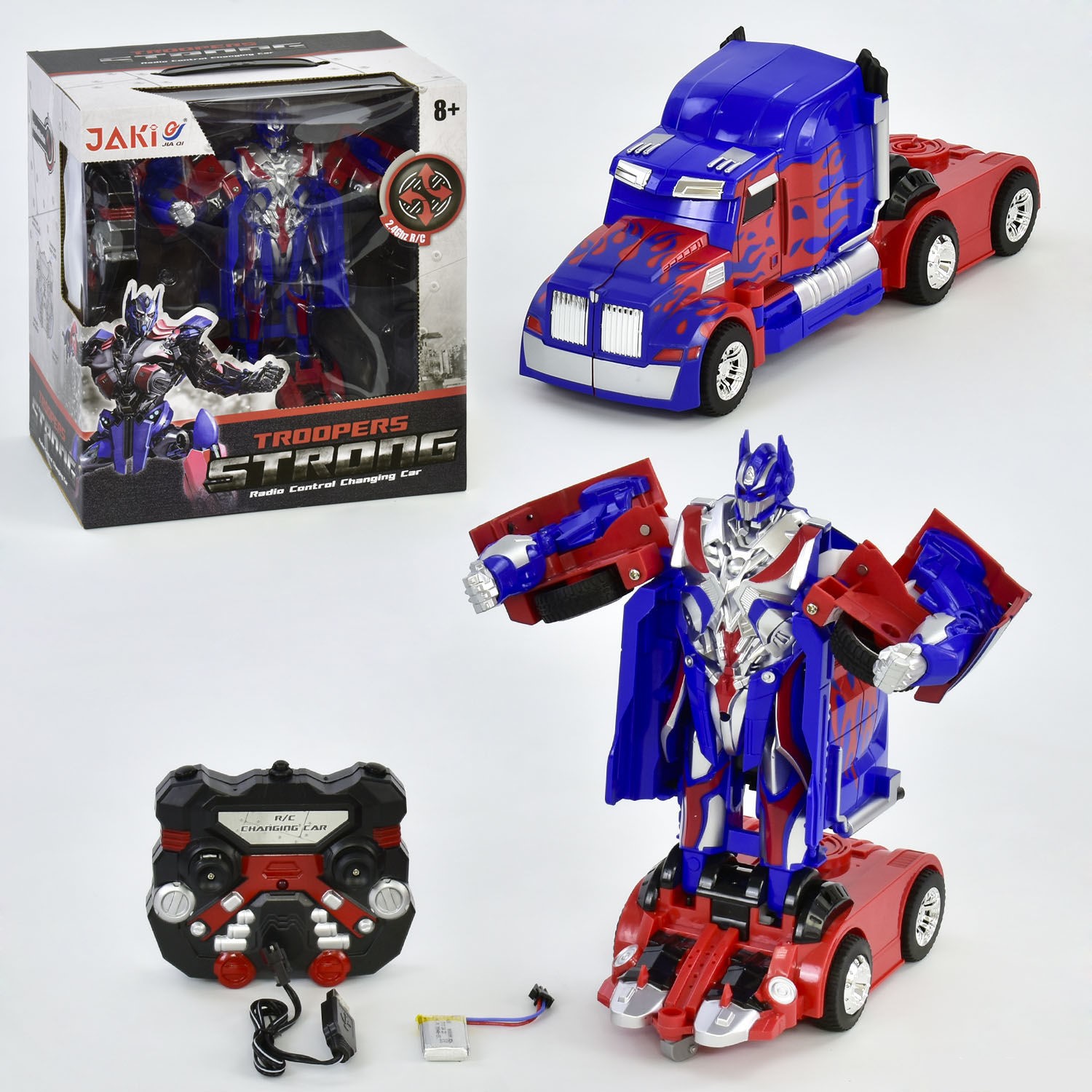 

Машина-трансформер на радиоуправлении Оптимус TT 669