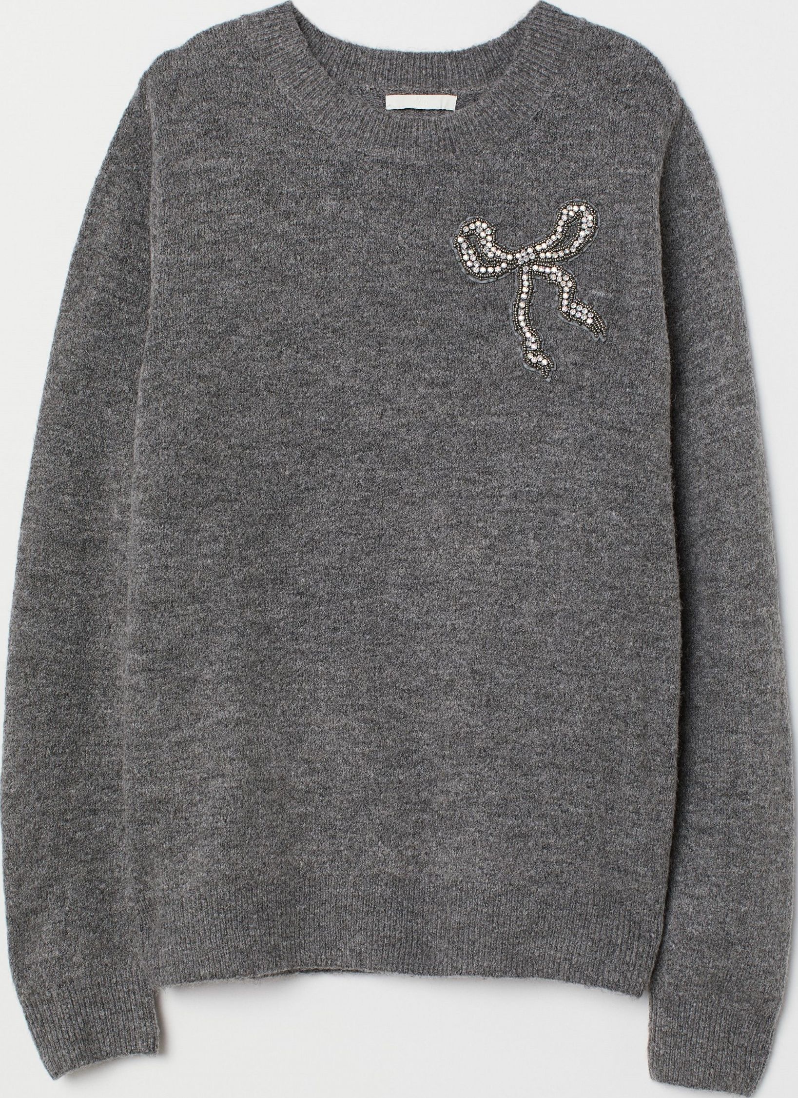 

Джемпер H&M 6765808 S Темно-серый меланж