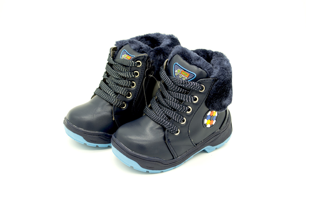 

Ботинки No brand 25 Чёрно-синий (923-2 blue 25)