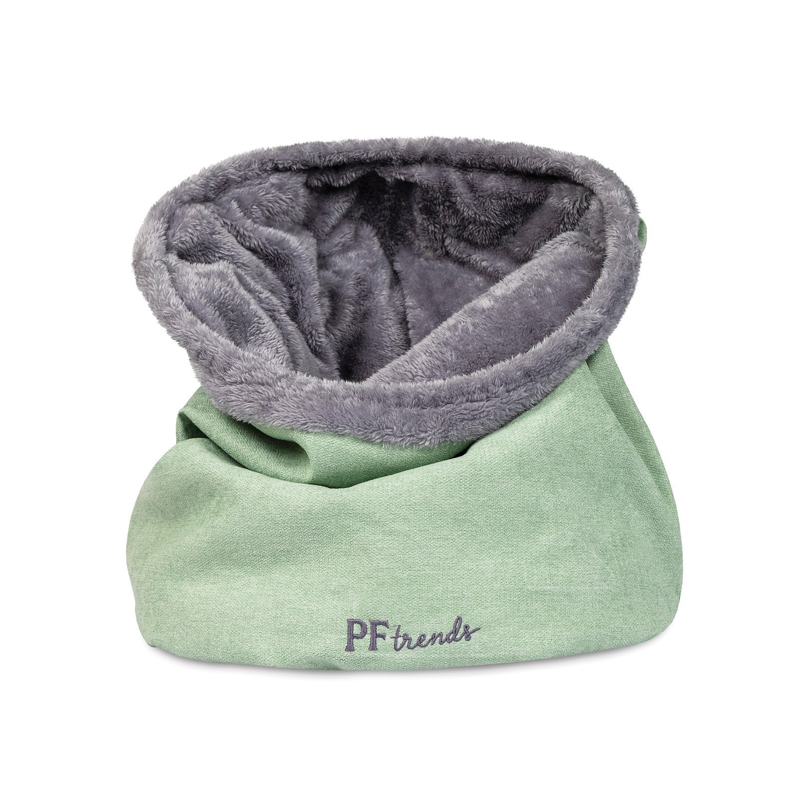 

Лежак Pet Fashion HIDE and SEEK 45х40х18 см серо-мятный