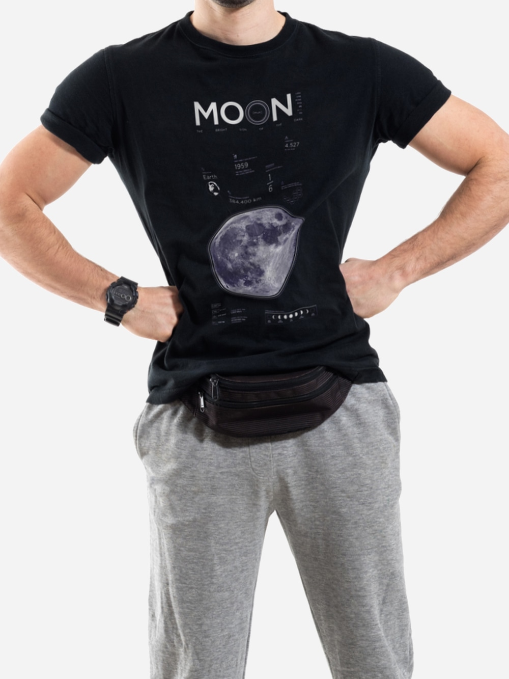 Футболка Trace of Space Moon TOS10043 XL Чорна від Rozetka на платформі USKIDKA Акція на Футболка Trace of Space Moon TOS10043 XL Чорна від Rozetka